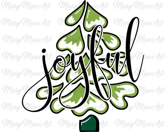 Joyful tree- Sublimation Transfer