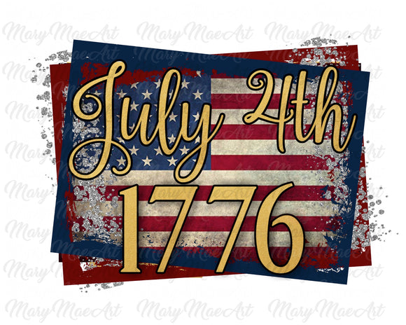 July 4th 1776 - Sublimation Transfer
