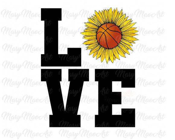 Love Basketball - Sublimation Transfer