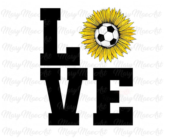 Love Soccer - Sublimation Transfer