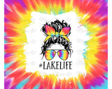 Lake Life, TUMBLER, 20 oz. Skinny Straight, Sublimation Transfer