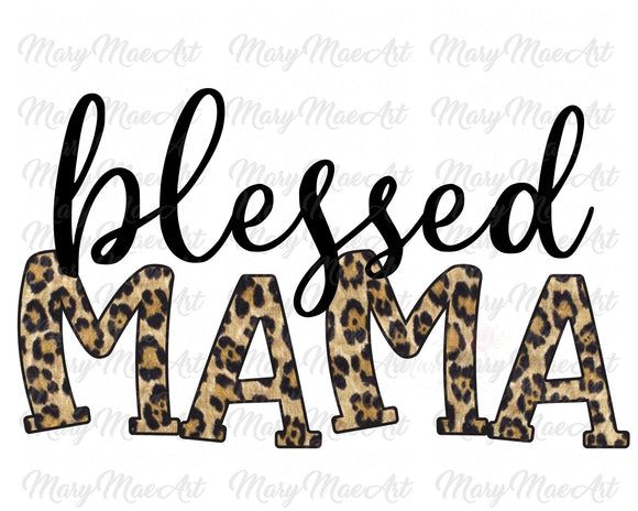 Blessed Mama - Sublimation or HTV Transfer
