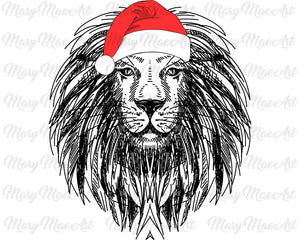 Lion Santa -Sublimation Transfer