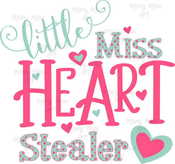 Little Miss Heart Stealer - Sublimation Transfer