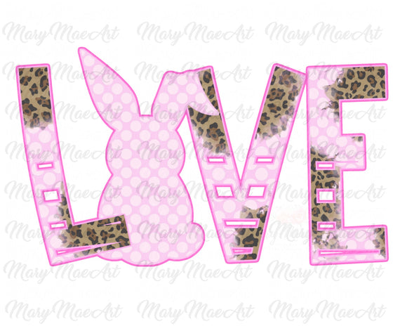 Love Easter Bunny - Sublimation Transfer