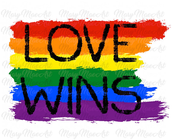 Love Wins - Sublimation Transfer