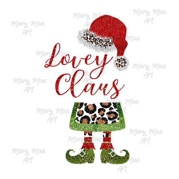 Lovey Claus Sublimation png file/Digital Download