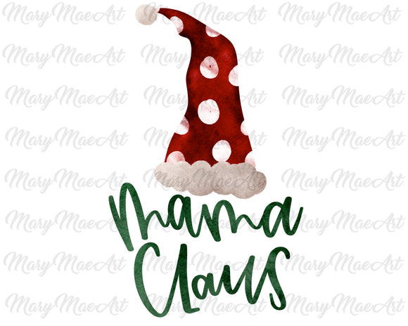 Mama Claus- Sublimation Transfer