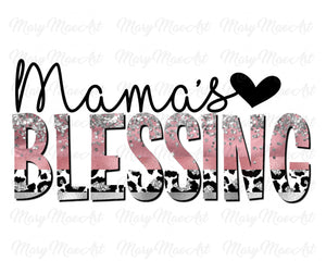 Mama's Blessing - Sublimation Transfer