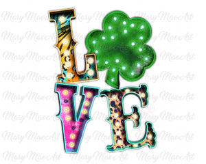 Love Shamrock - Sublimation Transfer