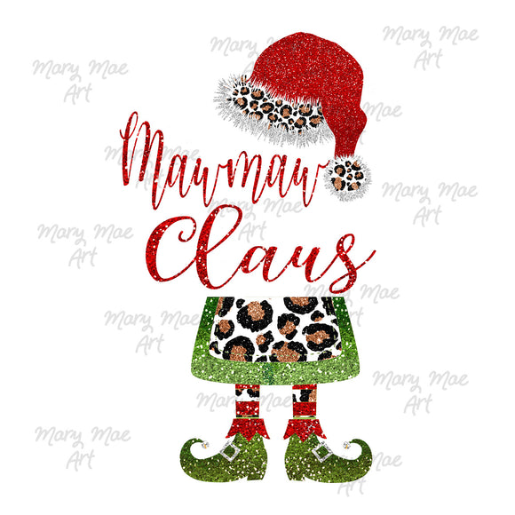 Mawmaw Claus Sublimation Transfer