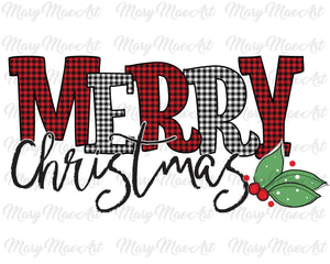 Merry Christmas - Sublimation Transfer