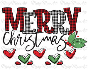 Merry Christmas - Sublimation Transfer