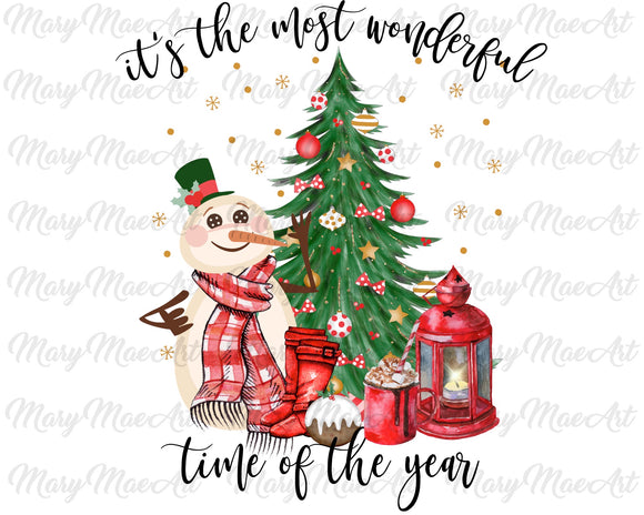 Most Wonderful time of year - Sublimation Transfer