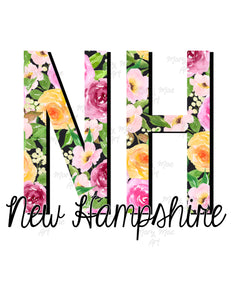 New Hampshire - Sublimation Transfer