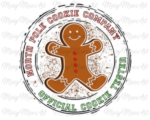 North pole cookie company-Sublimation Transfer
