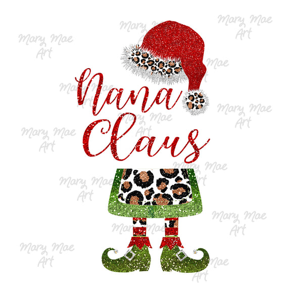 Nana Claus Sublimation png file/Digital Download