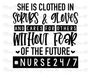 Nurse 24/7 - Sublimation Transfer