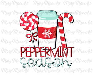 Peppermint Season- Sublimation Transfer
