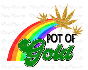 Pot of Gold, Sublimation Transfer