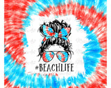 Beach Life, TUMBLER, 20 oz. Skinny Straight, Sublimation Transfer