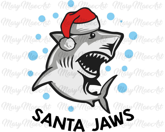 Santa Jaws - Sublimation Transfer