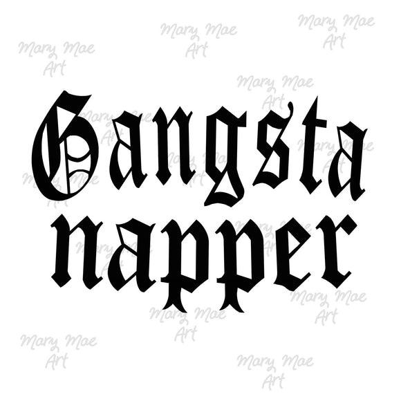 Gangsta Napper - Sublimation Transfer