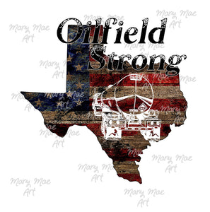 Texas Oilfield Strong Tanker Truck,  Sublimation png file/Digital Download