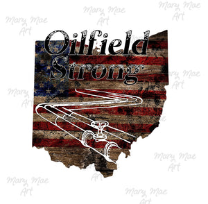 Ohio Oilfield Strong Pipeline, Sublimation png file/Digital Download
