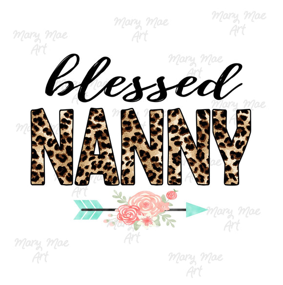 Blessed Nanny Leopard - Sublimation Transfer