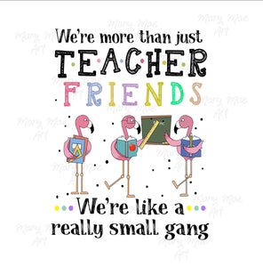 We're more than just teacher Friends - Sublimation Transfer