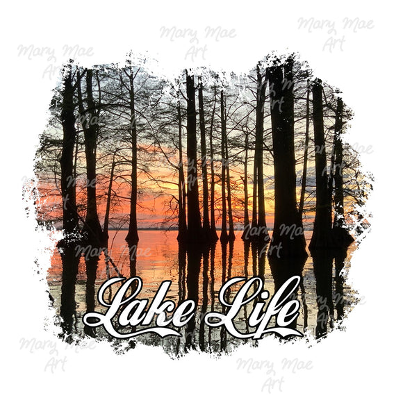 Lake Life - Sublimation or HTV Transfer