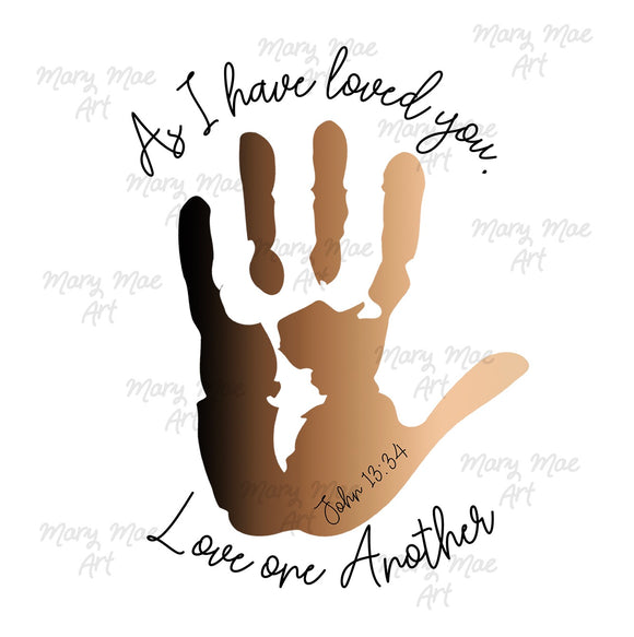 Love one Another, Sublimation png file/Digital Download