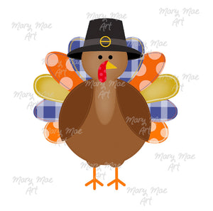 Thanksgiving Turkey - Sublimation or HTV Transfer