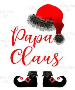 Papa Claus Sublimation png file/Digital Download