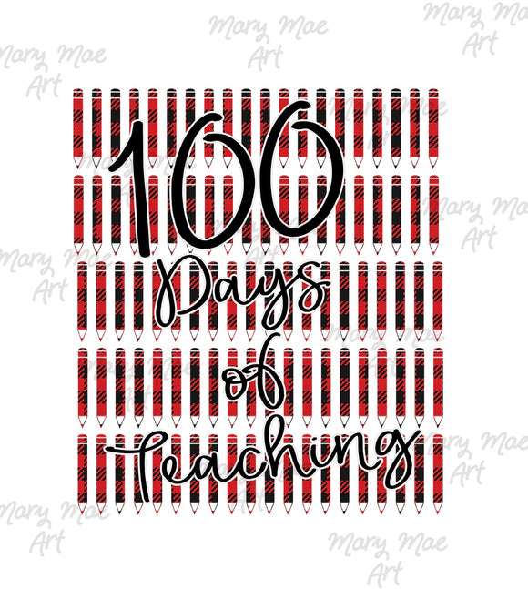 100 Days of Teaching - Sublimation Transfer