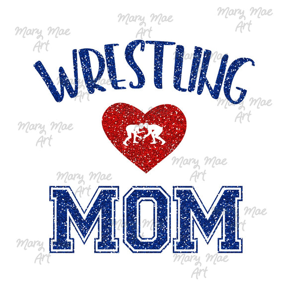 Wrestling Mom, Sublimation Transfer