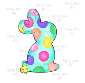 Colorful bunny - Sublimation Transfer