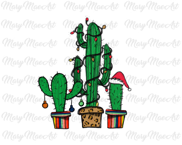 Christmas cactus -Sublimation Transfer