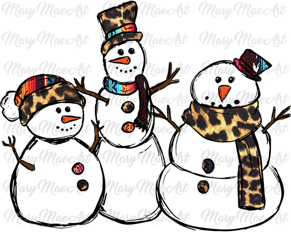 Snowmen - Sublimation Transfer