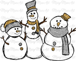 Snowmen - Sublimation Transfer