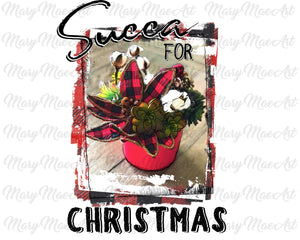 Succa for Christmas - Sublimation Transfer