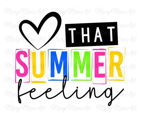 Love that summer feeling - Sublimation Transfer