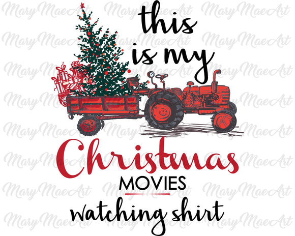 Christmas watching T-shirt - Sublimation Transfer