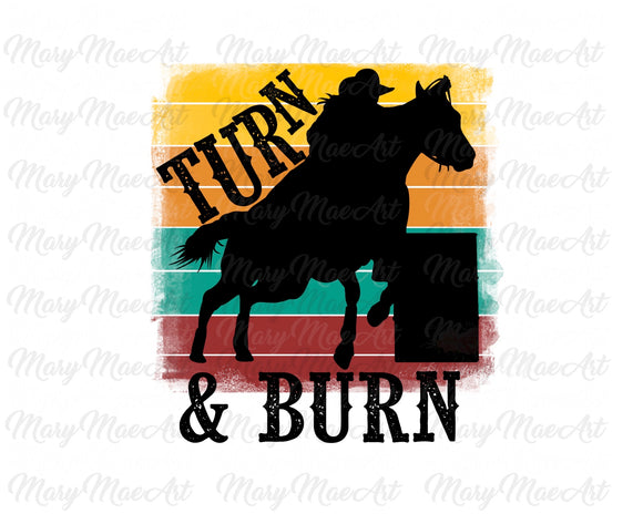 Turn and Burn, Sublimation Transfer