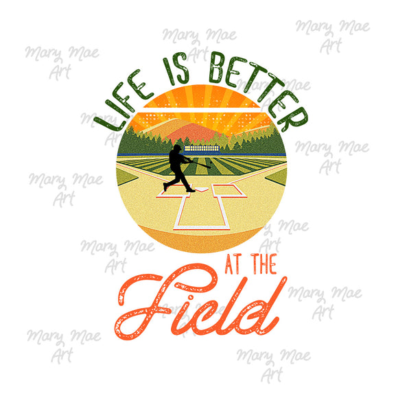 Life is Better at the Field Sublimation Transfer