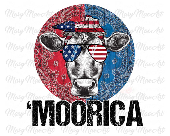 Moorica Cow - Sublimation Transfer