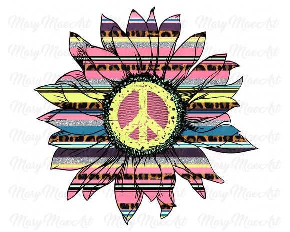 Peace Flower - Sublimation Transfer