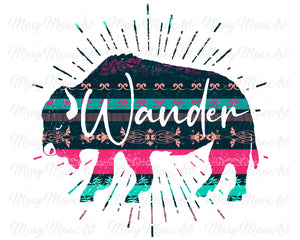 Wander Buffalo - Sublimation Transfer