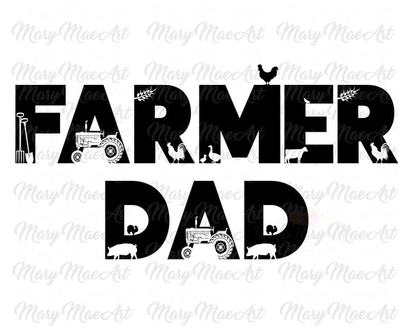 Farmer Dad - Sublimation Transfer